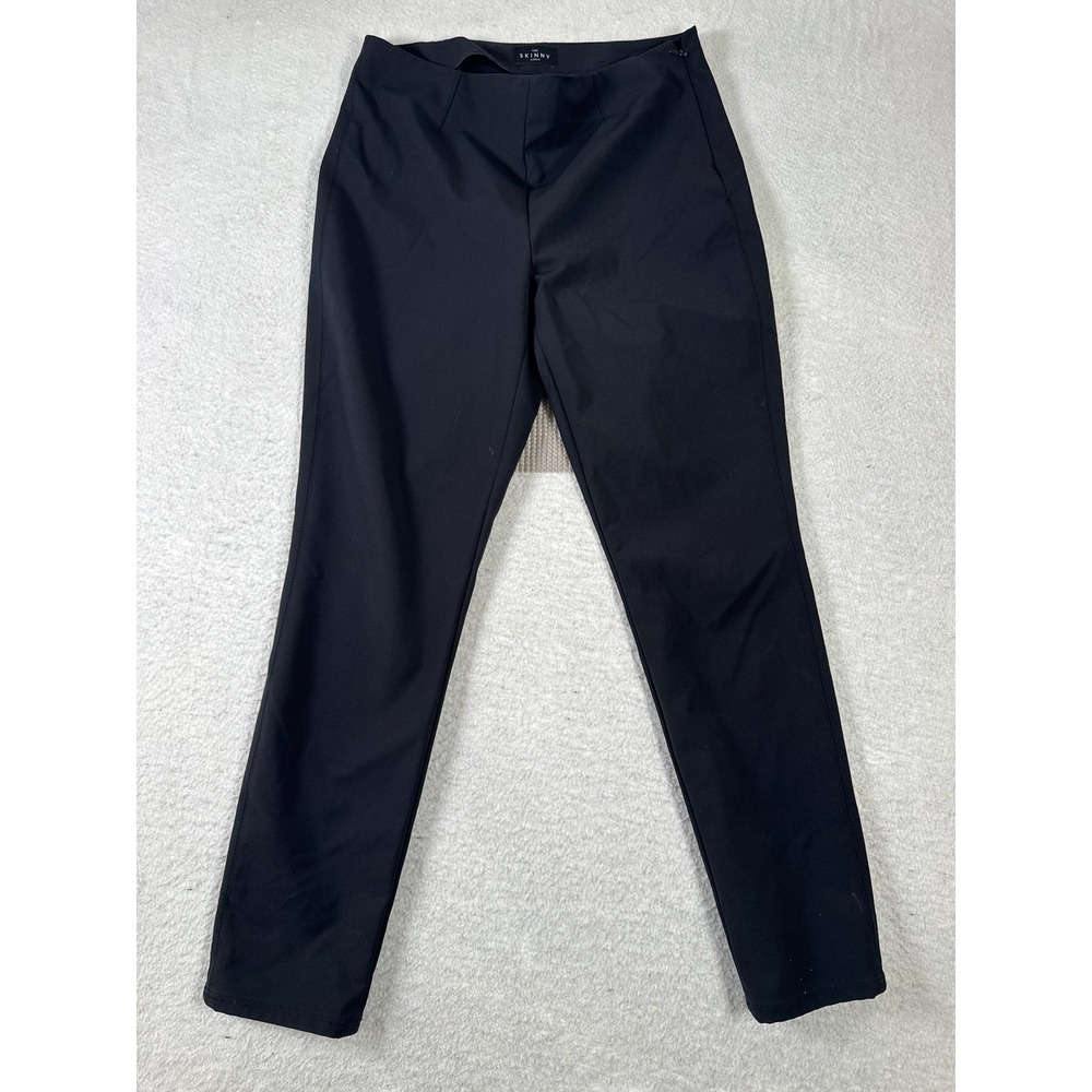 White House Black Market The Skinny Ankle Pants Womens 2S Black Stretch Exc